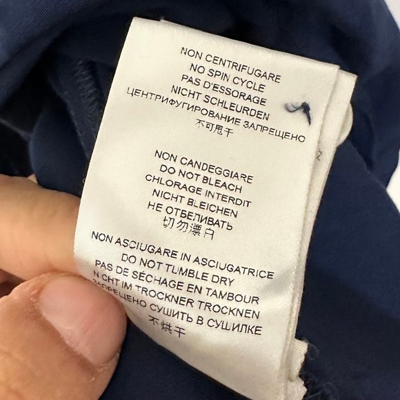 Pietro Brunelli Milano‎ Maternity Dress long sleeve With Belt Navy Blue Size XS - Picture 12 of 13